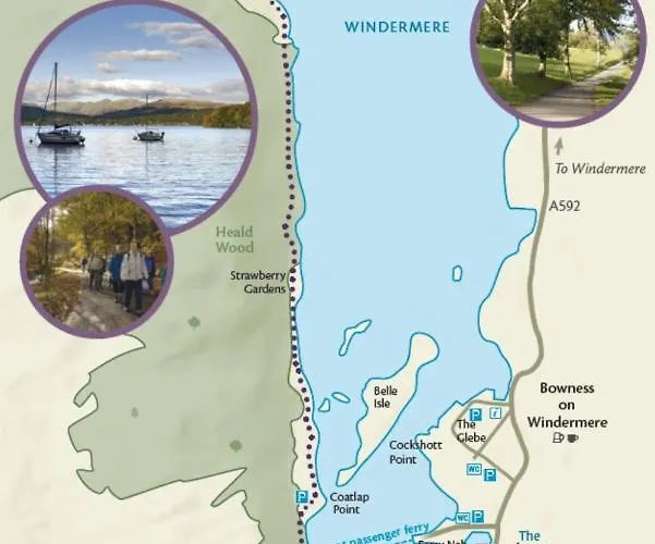 ストーズ ゲート ハウス 4* ボウネス＝オン＝ウィンダミア